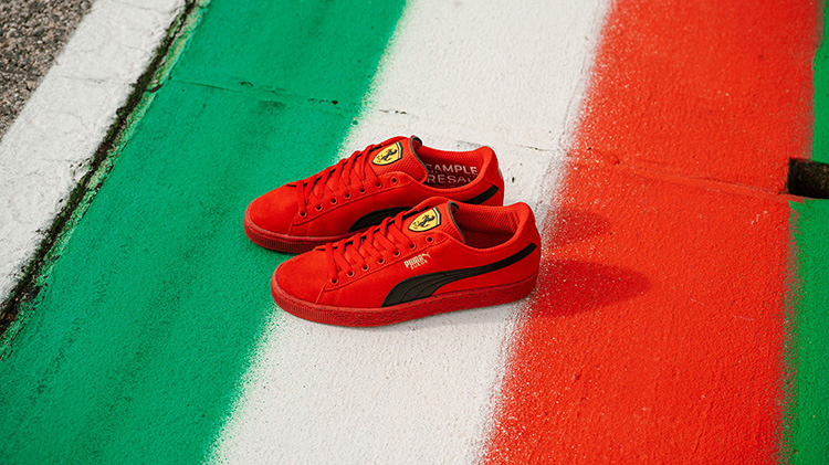 puma x ferrari ss22 photo campaign italy