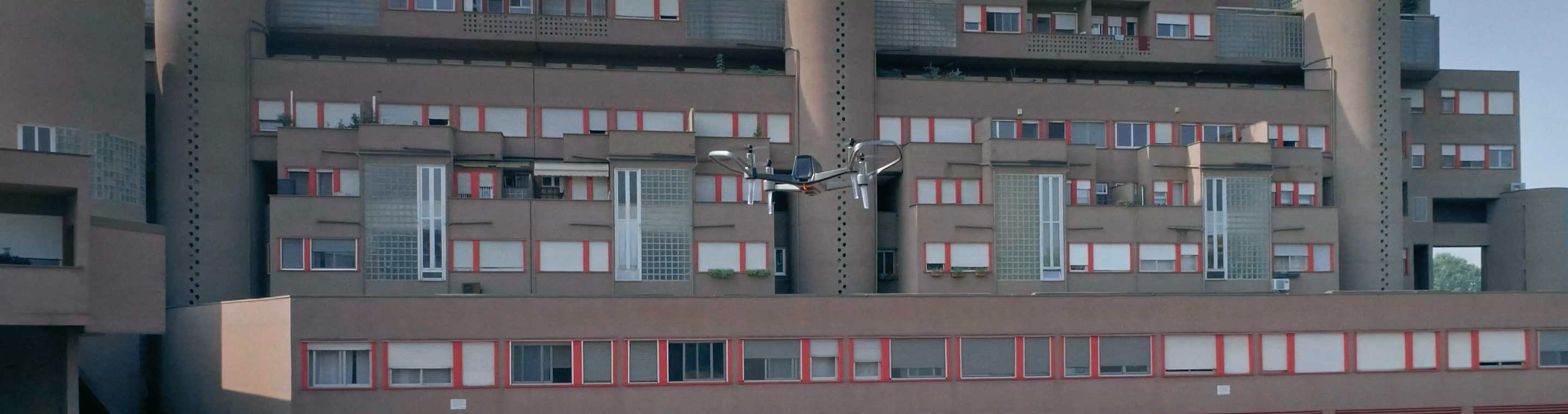 milan advertising drone commercial