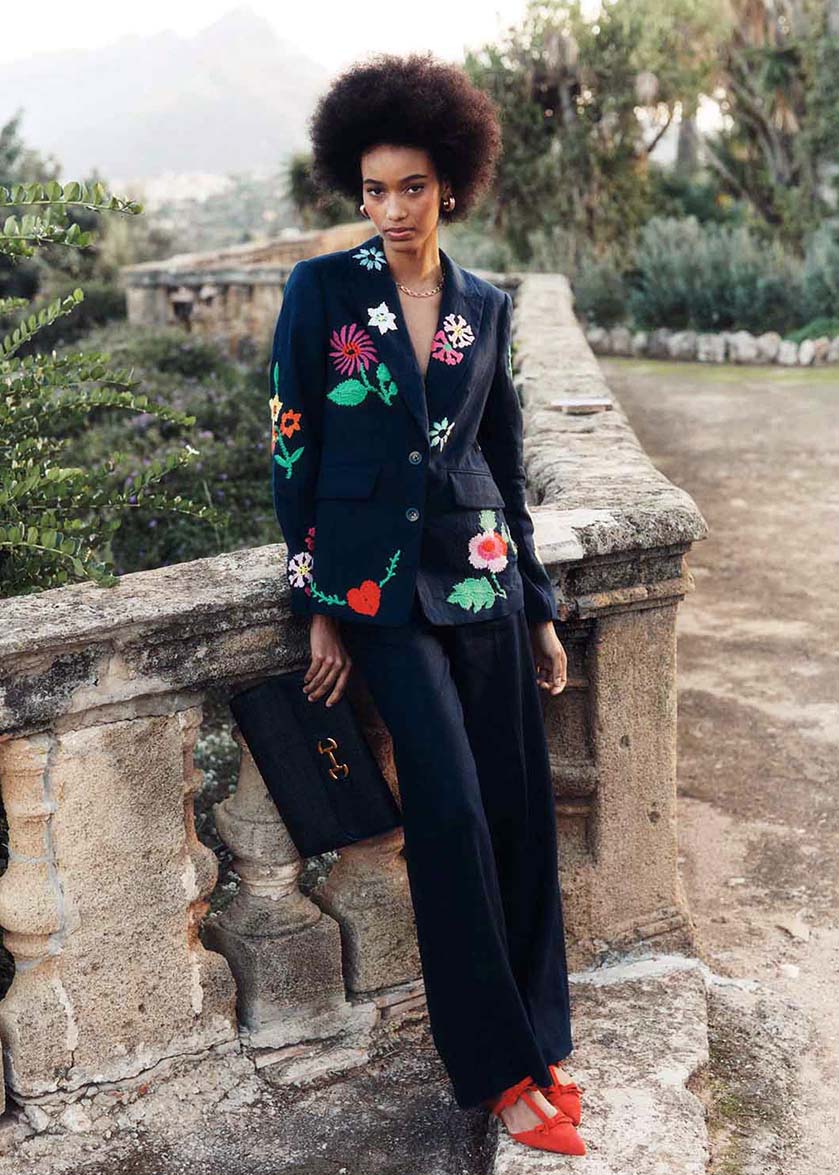 Boden Spring Summer fashion photo production Sicily Villa Valguarnera