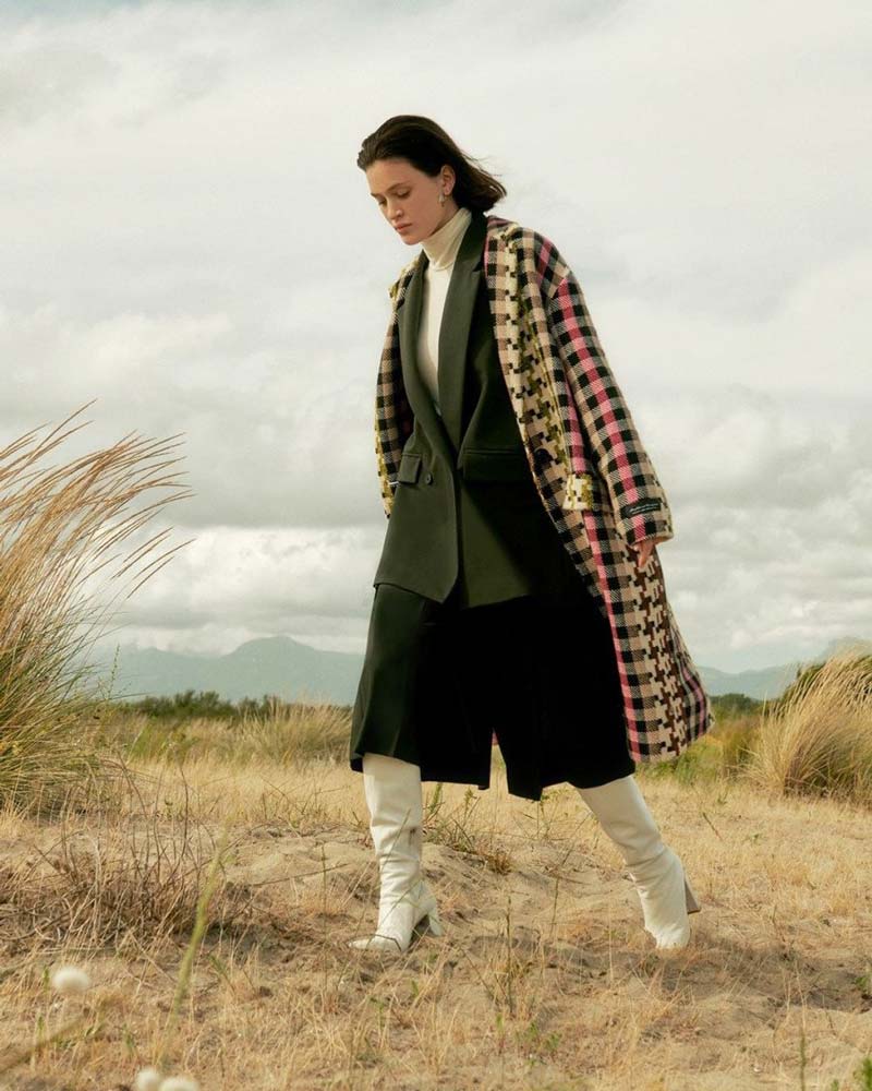 Wild beach location scouting with Mediterranean dunes in a Tuscan Natural Park