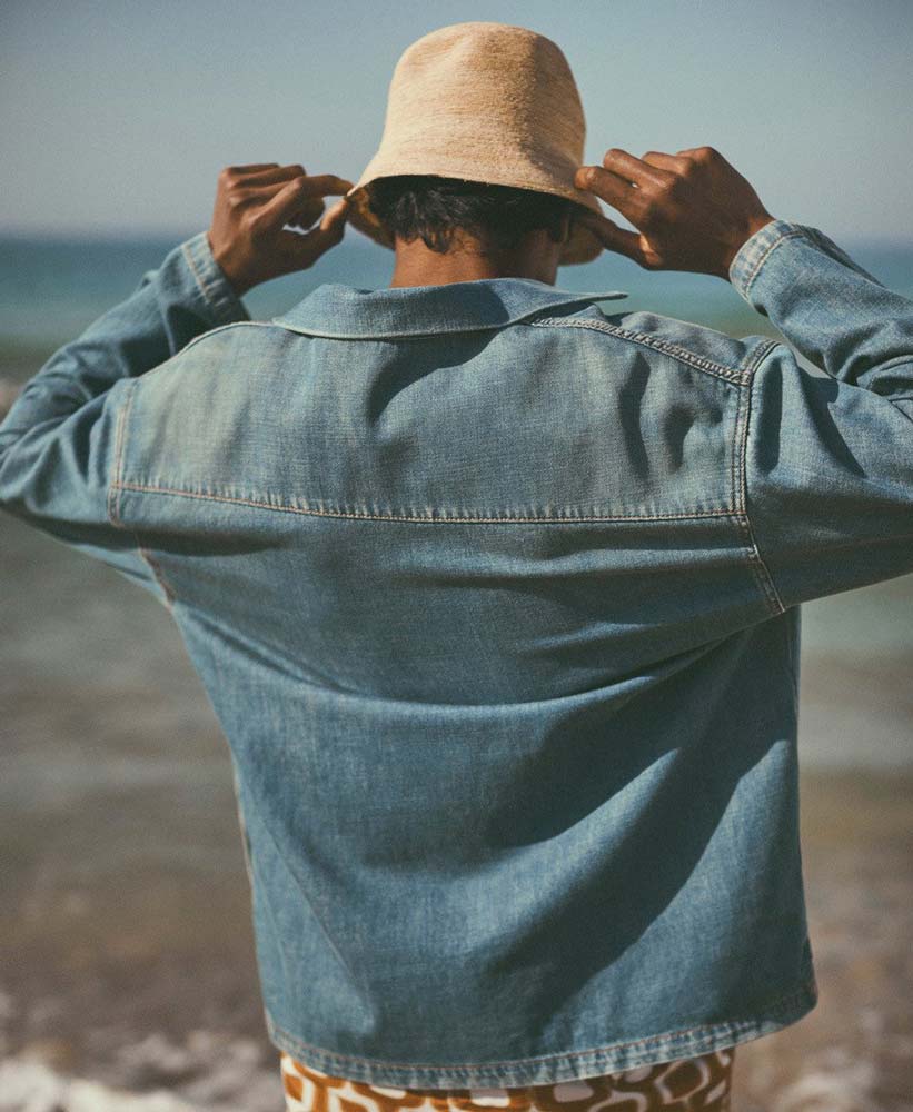 MatchesFashion summer campaign produced on a wild beach in South Italy