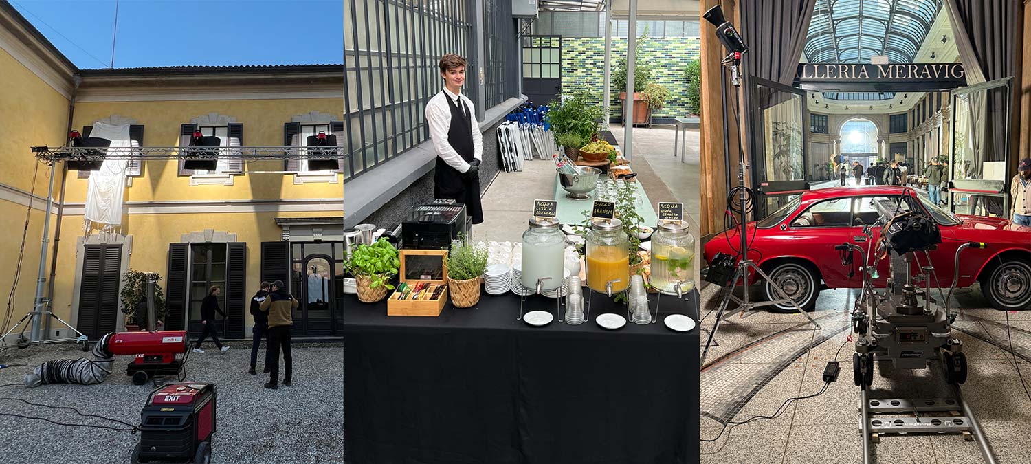 Production logistics and equipment transport in Milan restricted traffic zones