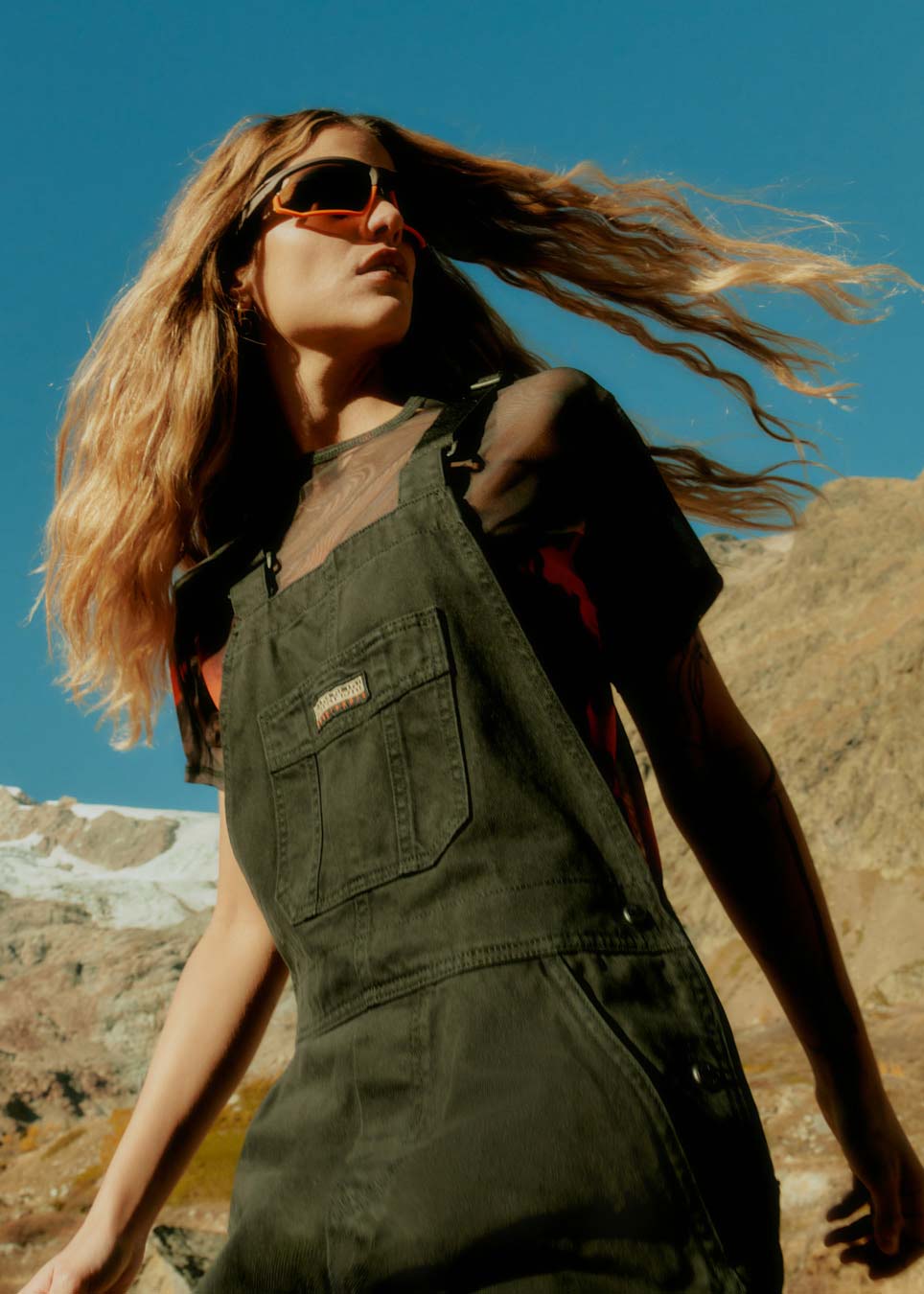 The Napapijri Spring/Summer campaign, featuring expert alpine fashion campaign production
