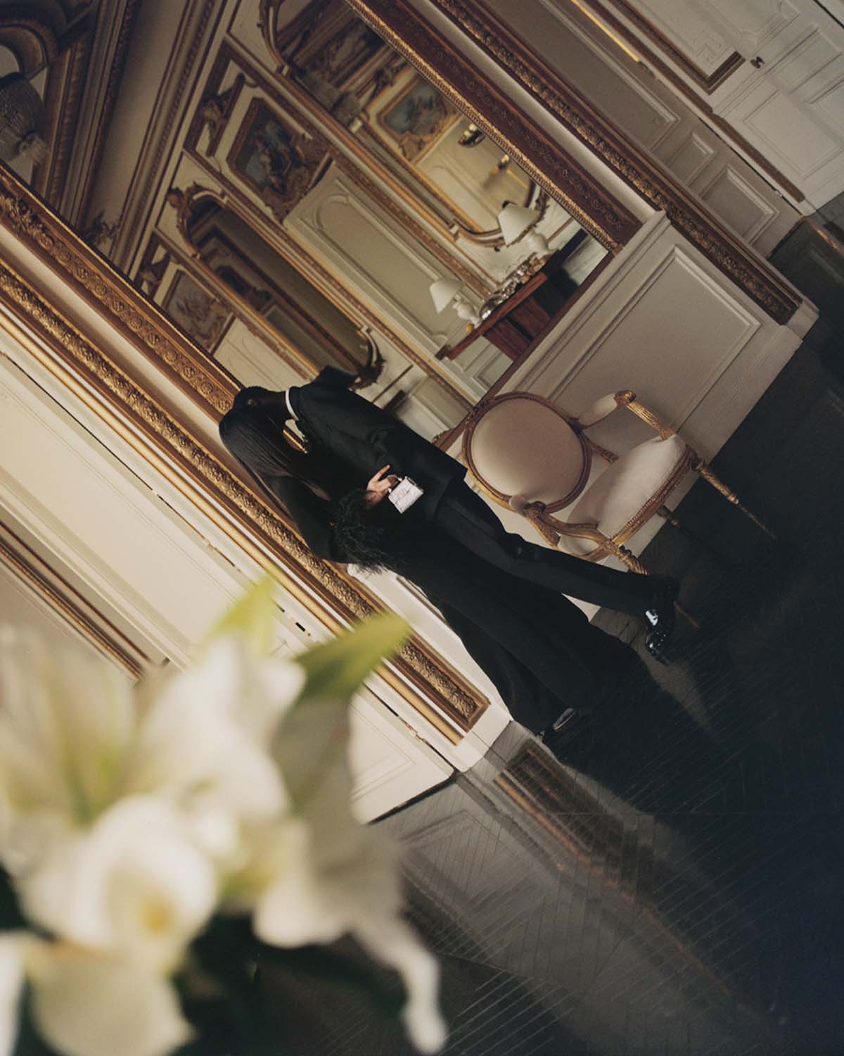 Theo Wenner directing the Valentino Holiday campaign produced in Italy