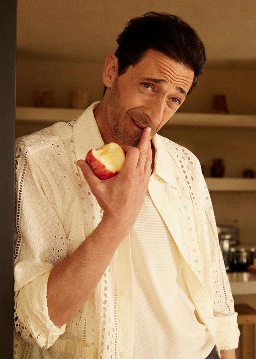 Adrien Brody in Puglia for the Kith campaign, film production service in Italy