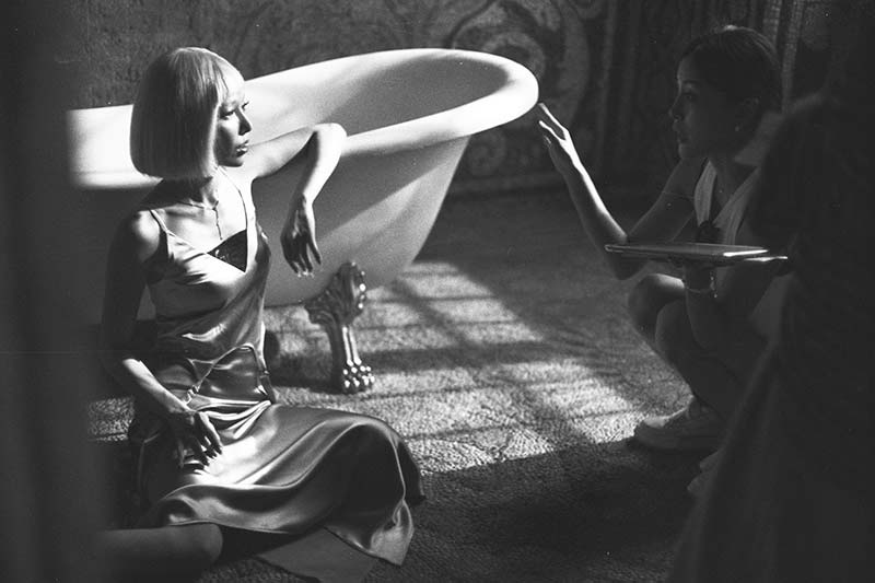 Backstage of the KARD music video shoot in Milan, Italy