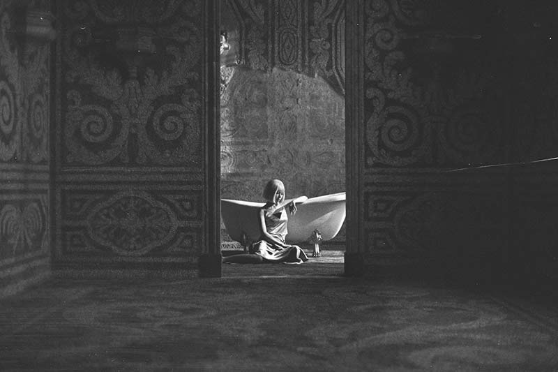 Historic Villa Borromeo location scouting for music video