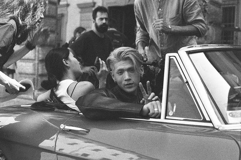 Courage Production team on the KARD music video set in Milan