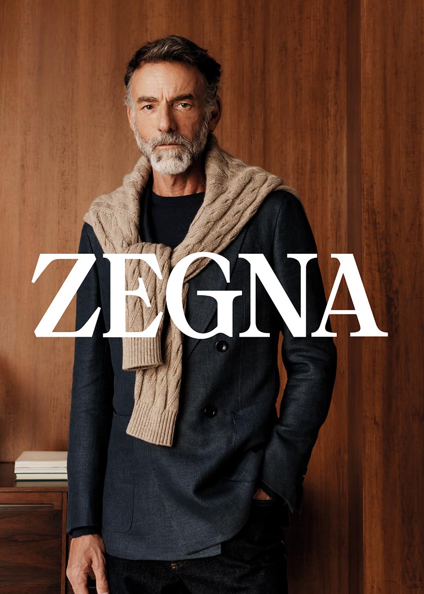 ZEGNA campaign shot by Robin Galiegue, photo production in Milan