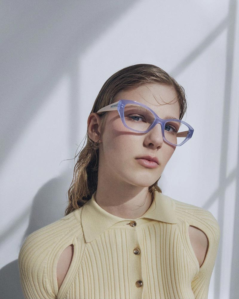 Fashion styling by Maria Elena Morelli for Vogue Eyewear shoot