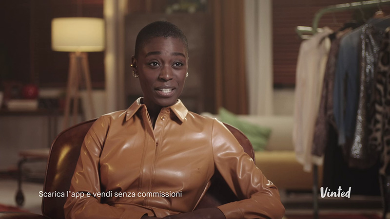 Vinted European TV campaign shot in Italy
