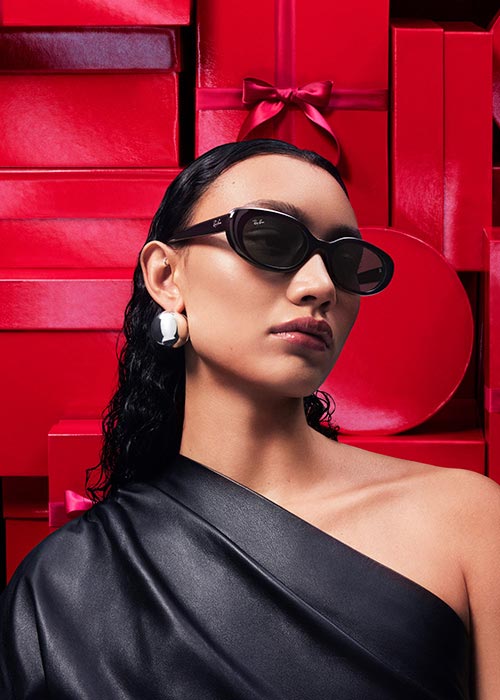 Sunglass Hut Holiday campaign photo produced by Courage Production in Milan studio