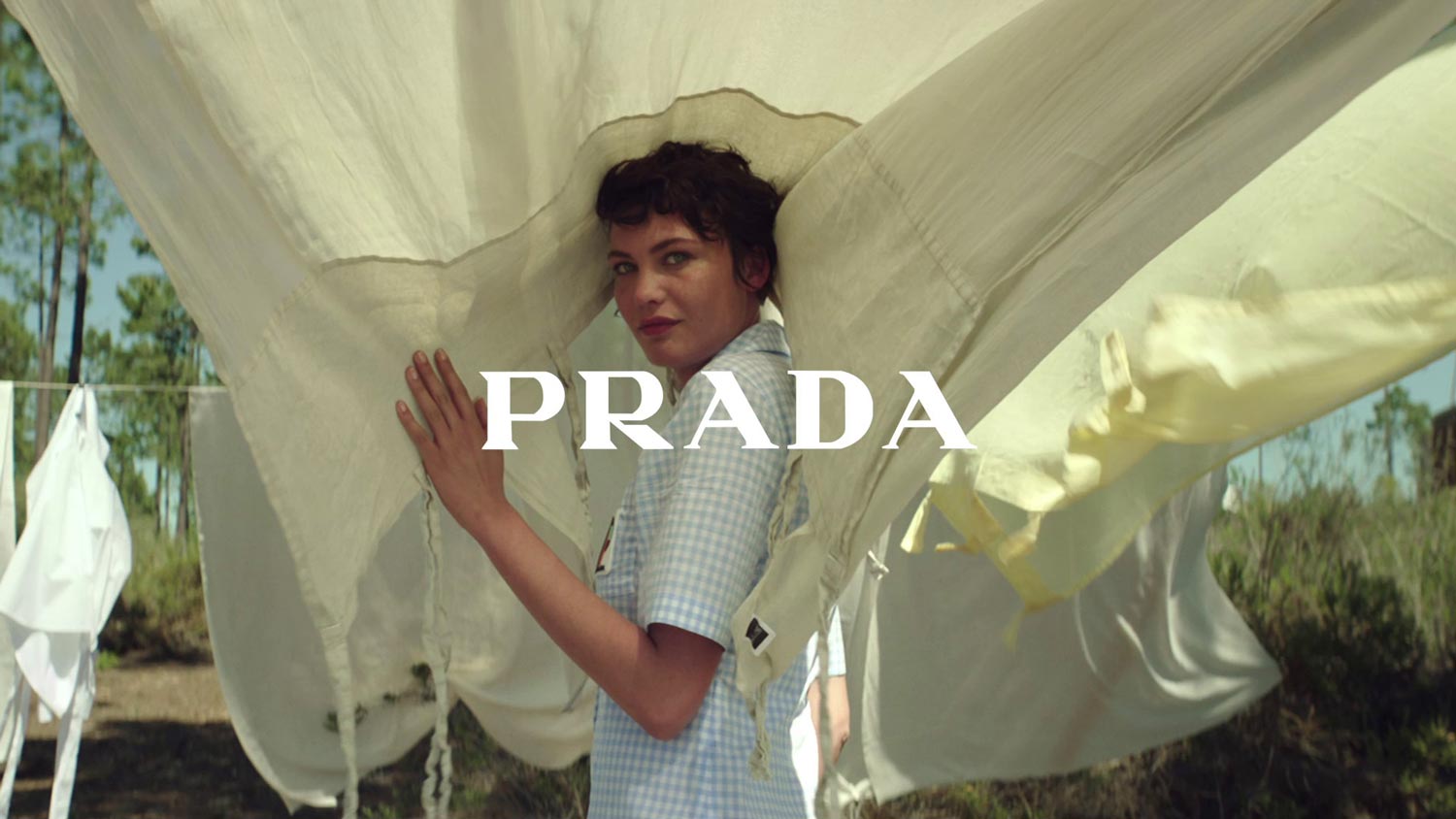 Fashion film production for Prada Spring Summer campaign, directed by Marco+Maria