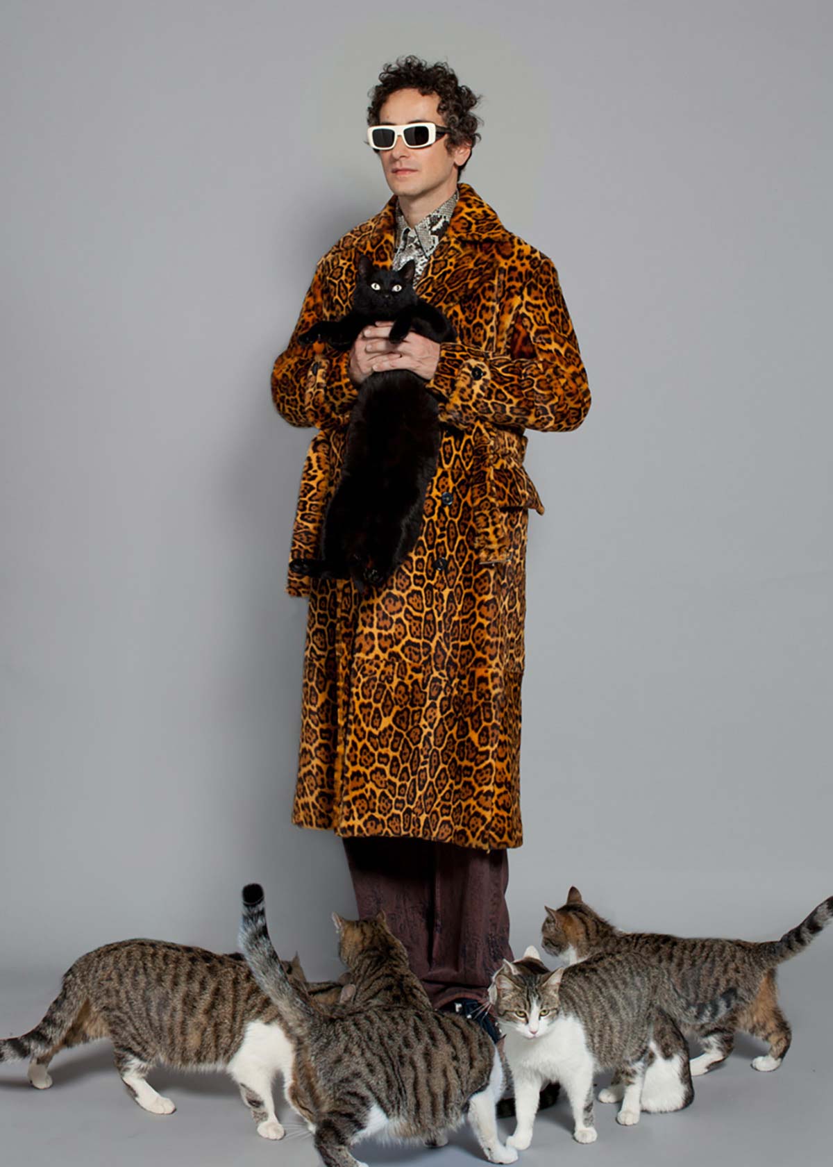 Photo production Milan - Dust Magazine cover with Francesco Risso at Marni warehouse