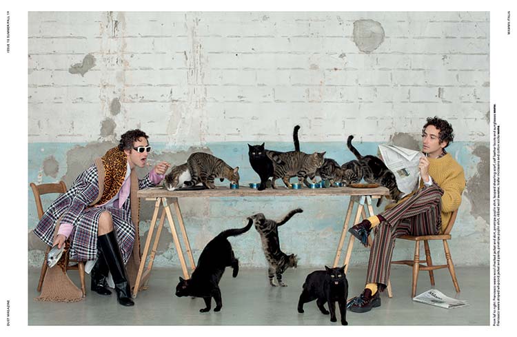 Editorial photo production Milan for Dust Magazine