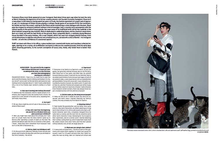 Anthony Goicolea photographing Francesco Risso for Dust Magazine