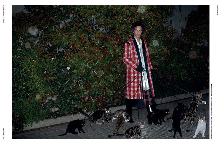 Photo production Milan for Dust Magazine cover