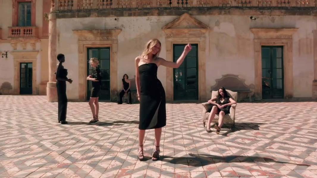Sezane L'Avventura fashion film production in Palermo Sicily