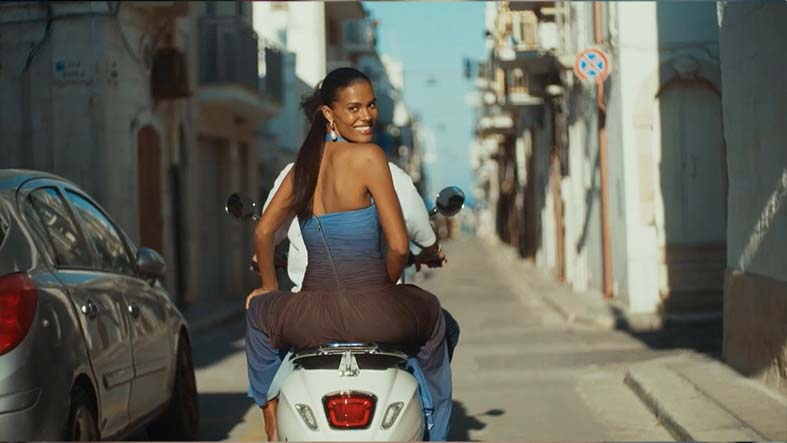 Meshky fashion film production in Puglia, directed by Mattia Benetti, film production service by Courage Production