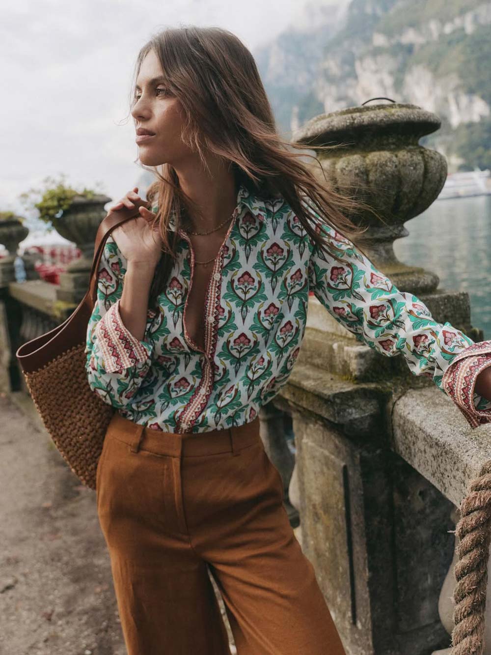 Boden campaign at a historic lakeside villa on Lake Garda
