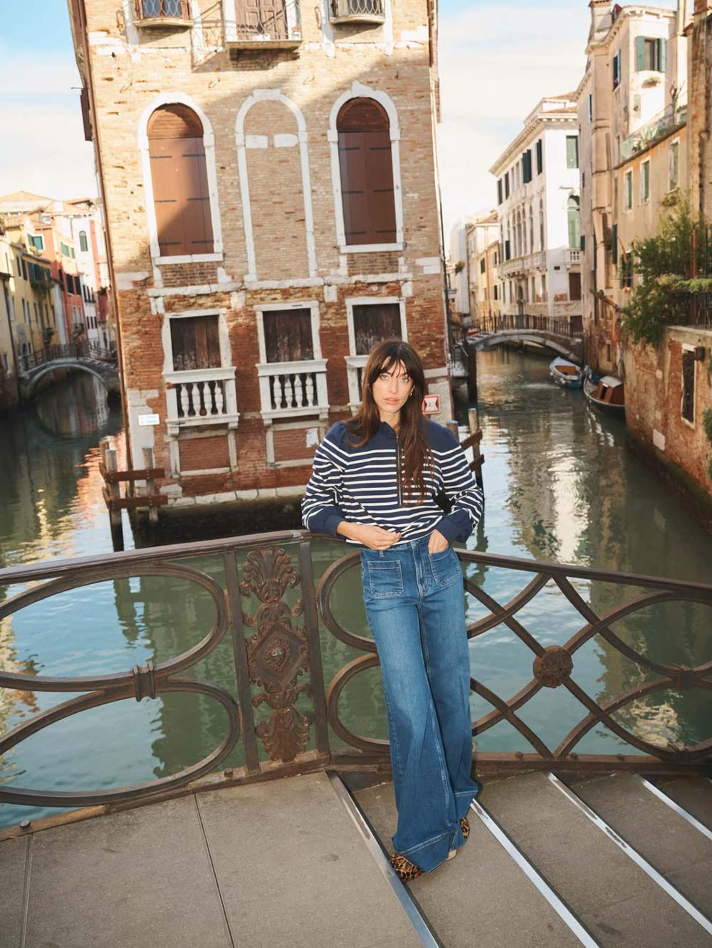 Boden fashion campaign on a Venice bridge, Italy