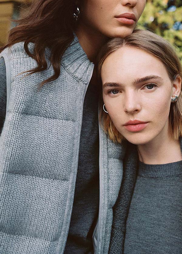 Falconeri campaign shot by photographer Lala Serrano on Lake Garda