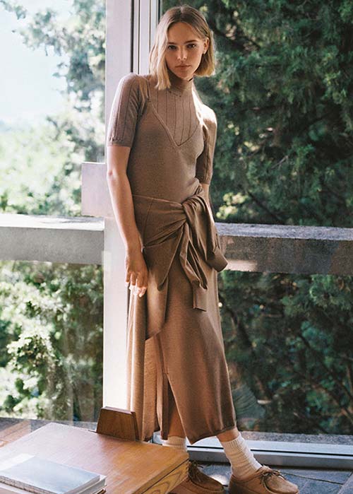 Falconeri cashmere photo shoot at a Lake Garda villa