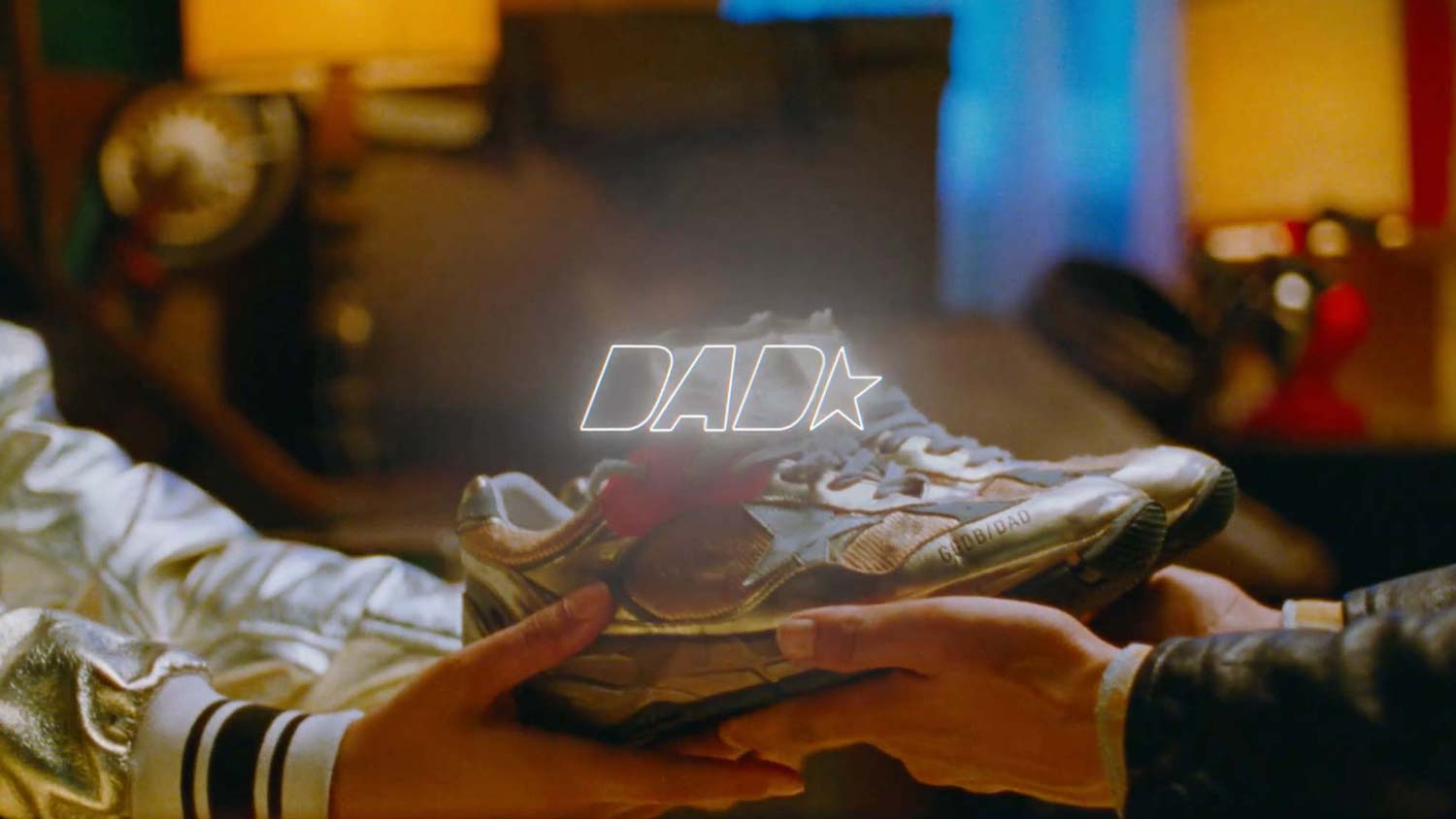 Golden Goose Dad Star sneaker film production outside Milan, directed by Andrea Calvetti, by Courage Production