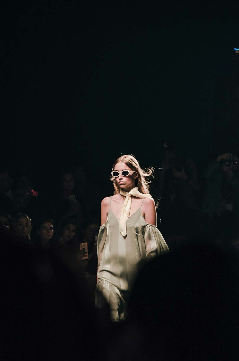 Runway at a fashion show produced in Milan by Courage Production