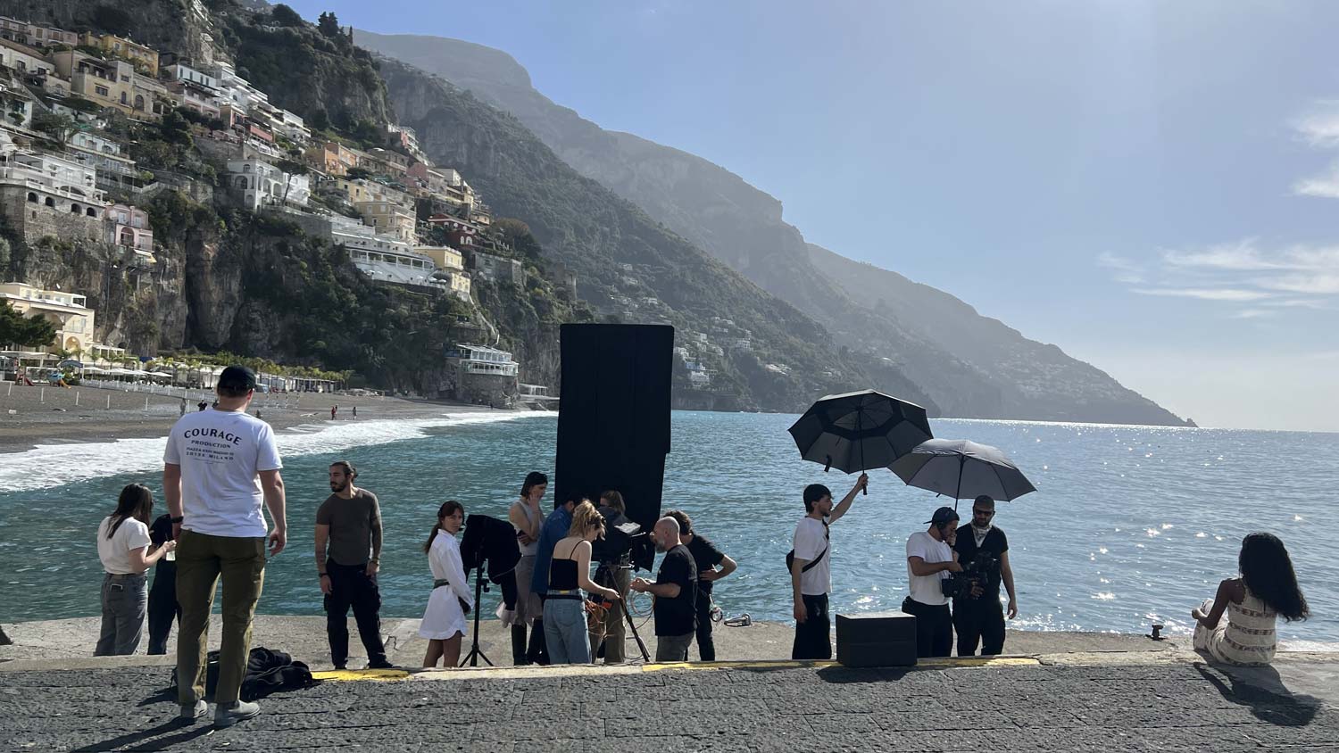 Production logistics and location scouting support on the Amalfi Coast, Italy - Courage Production